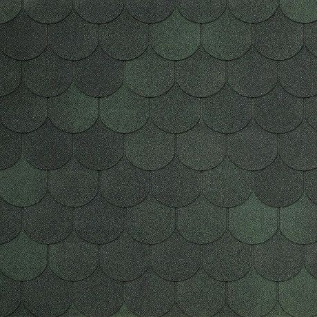 Гибкая черепица Tegola ASSISI verde 473 купить в Владивостоке