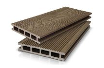 Террасная доска 3D GardenParkett с мелким вельветом, светло-коричневого оттенка