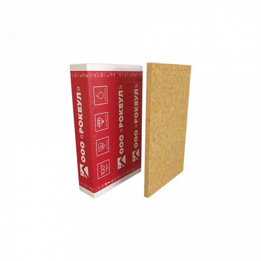 Утеплитель Rockwool РУФ БАТТС В Оптима 40х600х1000/6шт/3.6м2/0.144м3 (40упак/палл) Rockwool купить в Владивостоке