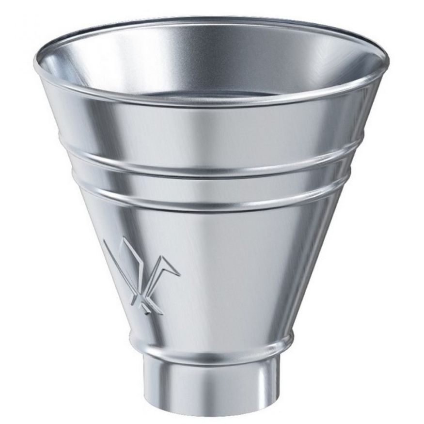 Водосборная воронка круглая Aquasystem, оцинкованная 125/90 купить в Владивостоке