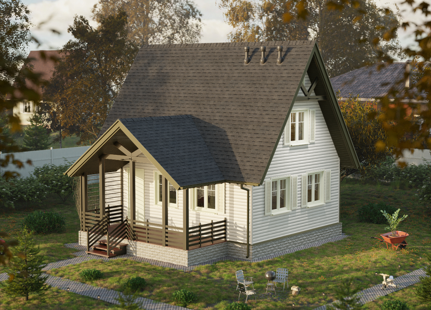 Ламинированная черепица Docke, DRAGON EUROPA, СЕРЫЙ купить в Владивостоке