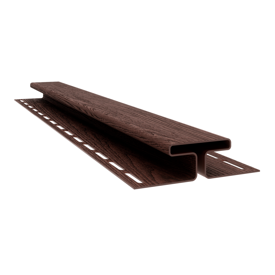 H-профиль соединительный Технониколь Фактур, Орех купить в Владивостоке