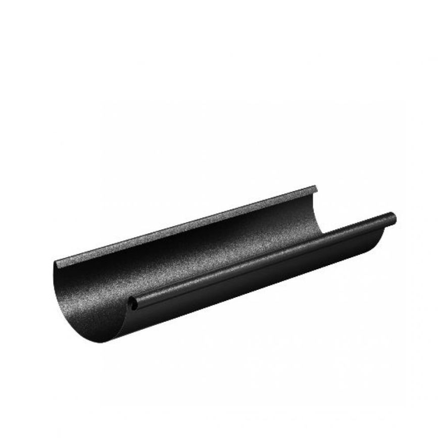 Водосточный желоб Aquasystem, черный RAL 9005, длина 3.00 м, размер 125/90. купить в Владивостоке