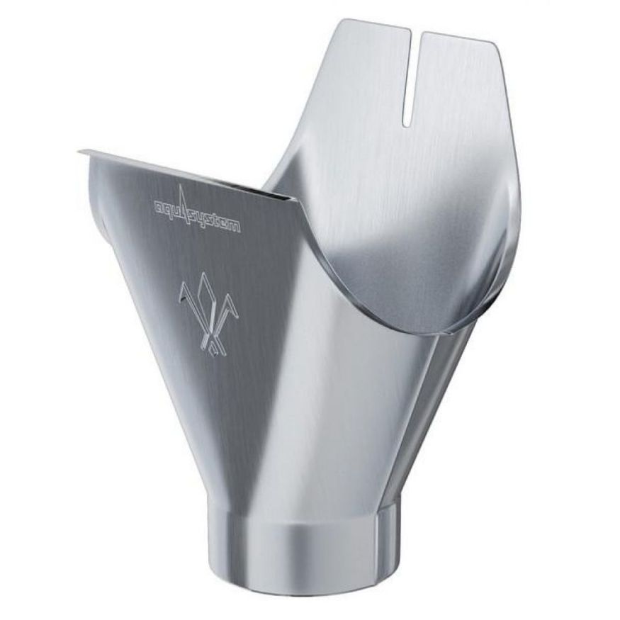 Воронка желоба оцинкованная Aquasystem 125/90 купить в Владивостоке