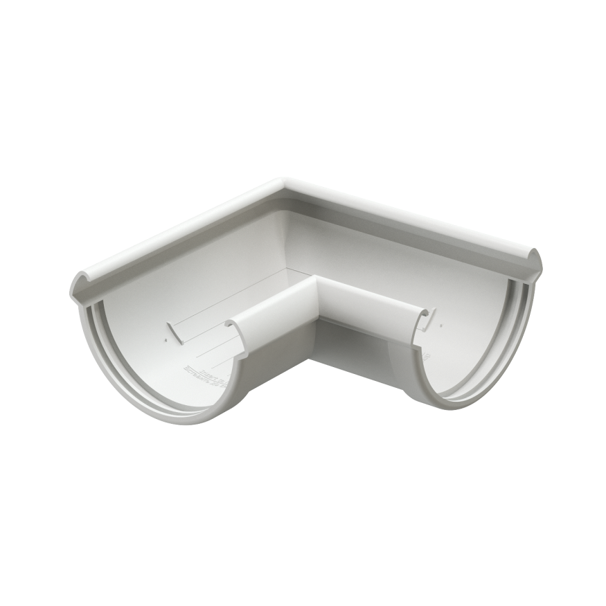 Угол желоба 90˚ Docke Lux, Пломбир купить в Владивостоке