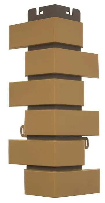 Наружный угол Альта-Профиль, Клинкерный кирпич, Желтый купить в Владивостоке