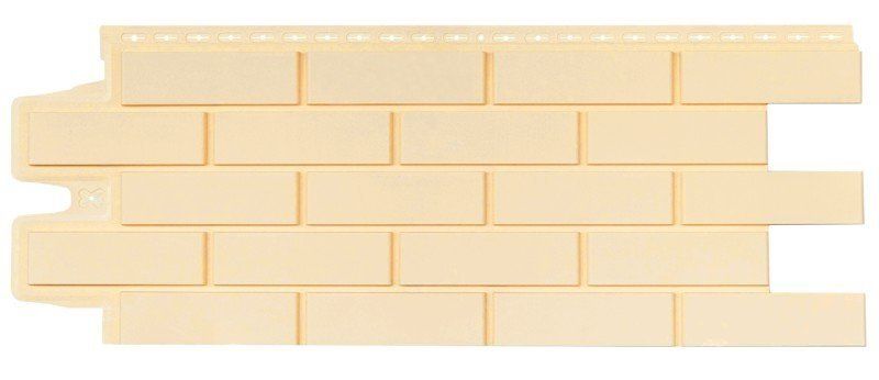 Фасадные панели Grand Line, Клинкерный кирпич Classic, Бежевый купить в Владивостоке