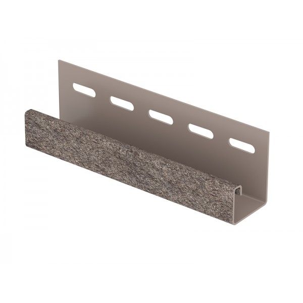 J-планка Ю-Пласт Стоун Хаус Сланец, Бежевый купить в Владивостоке