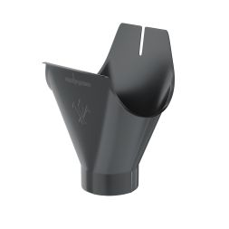 Воронка желоба Aquasystem, RAL 7024 Тёмно-серый 125/90