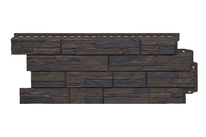 Фасадная панель Grand Line, Сланец Design Plus, Орех купить в Владивостоке