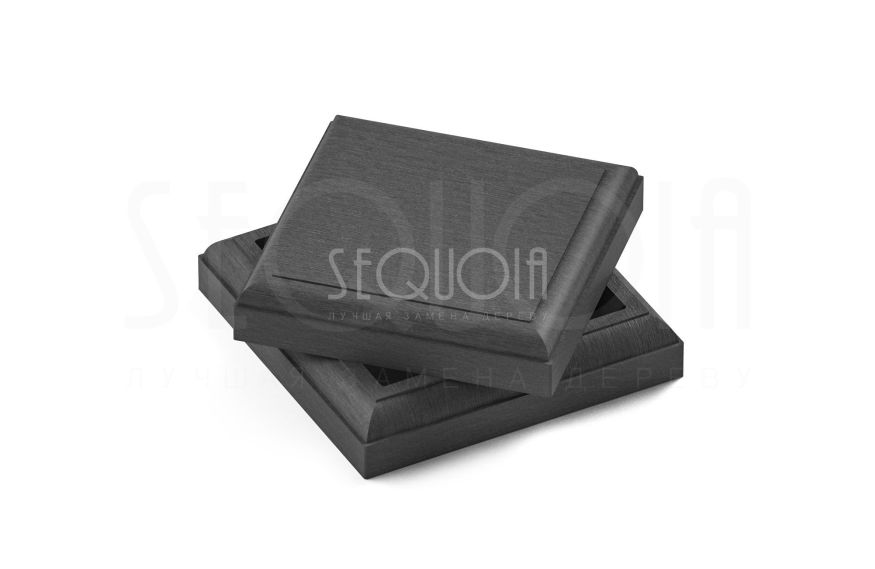 Комплект крышки и юбки для столба SEQUOIA GRAY купить в Владивостоке