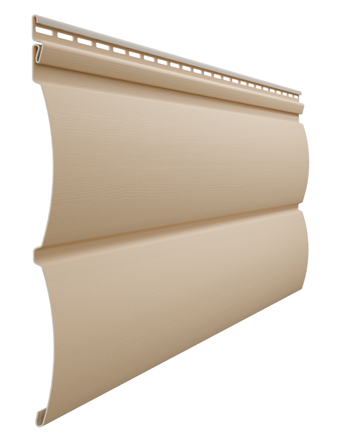 Виниловый сайдинг Docke Блок-Хаус D4.7T, Крем-брюле купить в Владивостоке