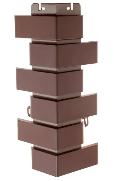 Наружный угол Альта-Профиль, Клинкерный кирпич, Коричневый купить в Владивостоке