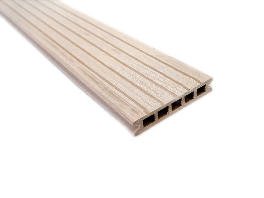 Террасная доска из ДПК MultiDeck Pro Ночной белоснежный купить в Владивостоке