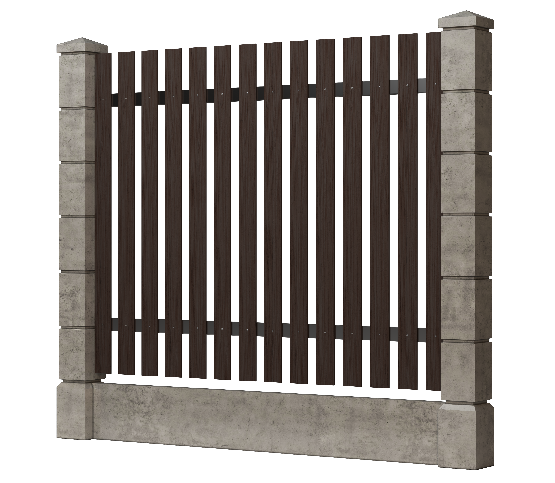 Заборная доска GRINDERDECO, ДПК, шлифованная цвет Венге. купить в Владивостоке