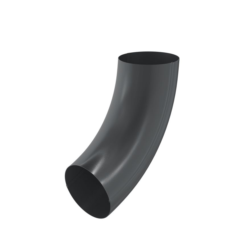 Колено универсальное Aquasystem, RAL 7024 Тёмно-серый 125/90 купить в Владивостоке