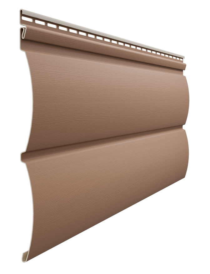 Виниловый сайдинг Docke Блок-Хаус D4.7T, Капучино купить в Владивостоке