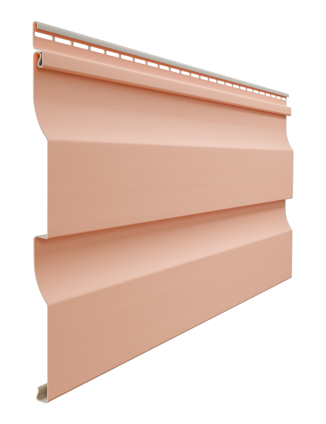 Виниловый сайдинг Docke, Корабельный брус D4.5D, Персик купить в Владивостоке