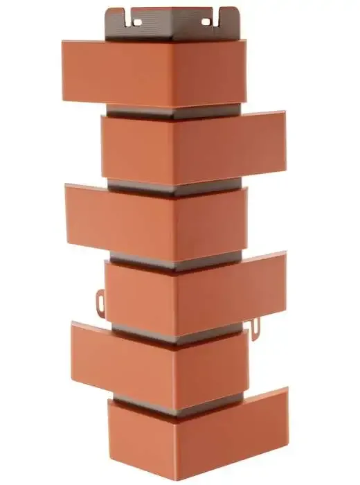 Наружный угол Альта-Профиль, Клинкерный кирпич, Красный купить в Владивостоке