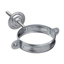 Комплект для крепления трубы Aquasystem, оцинкованный, 125/90