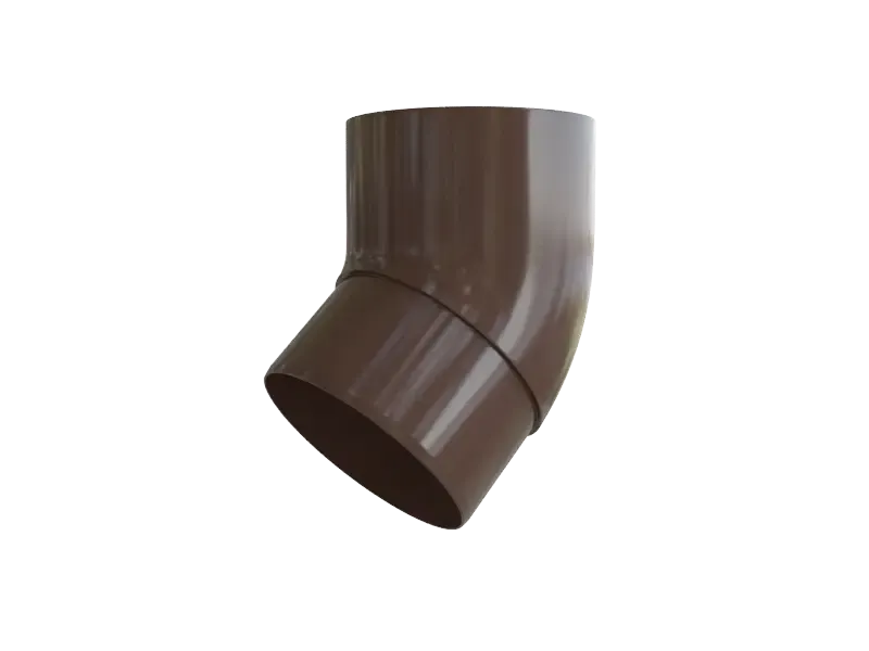 Колено трубы 45°, Альта-Профиль, Элит Коричневый купить в Владивостоке
