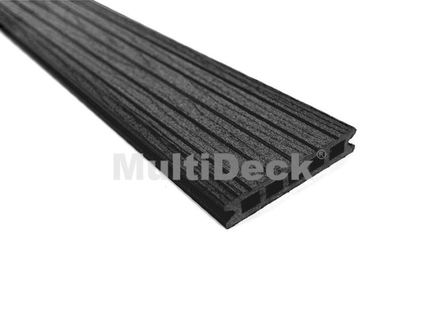 Террасная доска из ДПК MultiDeck Pro Цвет: Черный бархат купить в Владивостоке