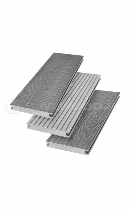 Террасная доска ДПК SaveWood, SW Fraxinus (R), Пепельный купить в Владивостоке