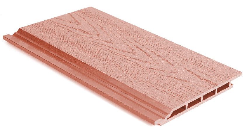 Фасадная панель ДПК АЙ-ТЕХПЛАСТ терракотового цвета купить в Владивостоке