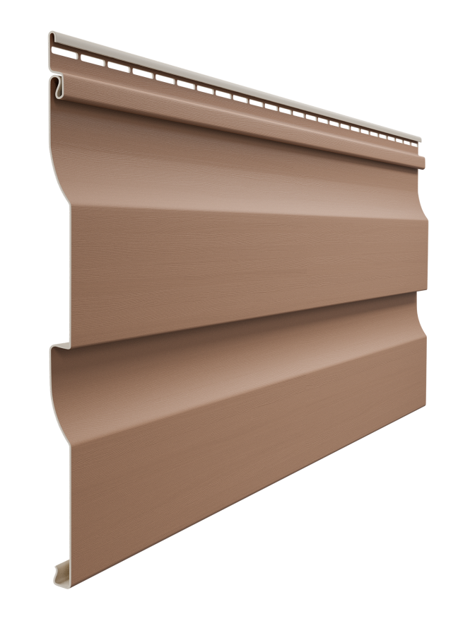 Виниловый сайдинг Docke, Корабельный брус D4.5D, Капучино купить в Владивостоке