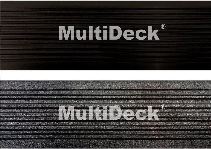 Террасная доска из ДПК MultiDeck Черный бархатный оттенок купить в Владивостоке