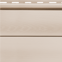 Виниловый сайдинг Fineber, BLOCKHOUSE, Цвет слоновой кости.