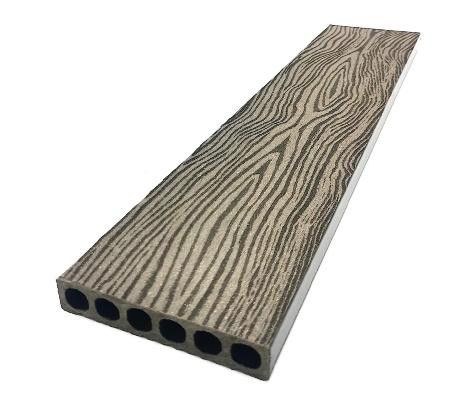 Заборный профиль NanoWood в цвете Графит купить в Владивостоке