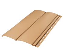 Виниловый сайдинг NORDSIDE, Лапландия под бревно, Коричневый.