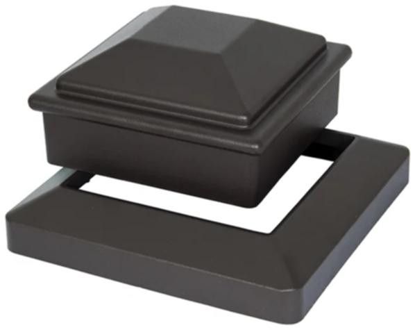 Комплект алюминиевой крышки и юбки для столба Polivan SINGARAJA. купить в Владивостоке