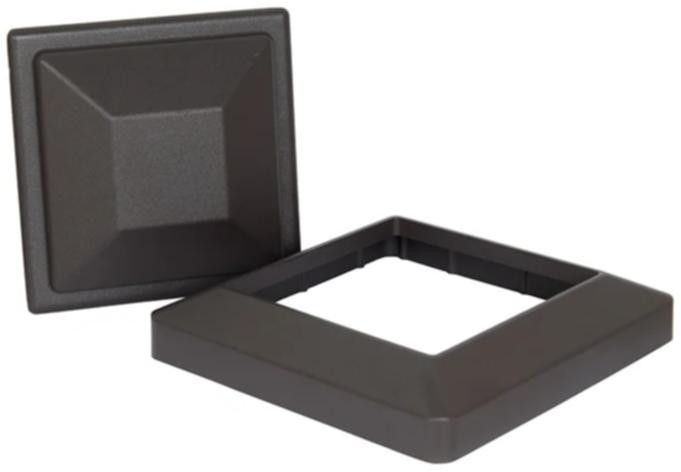 Комплект алюминиевой крышки и юбки для столба Polivan SINGARAJA. купить в Владивостоке