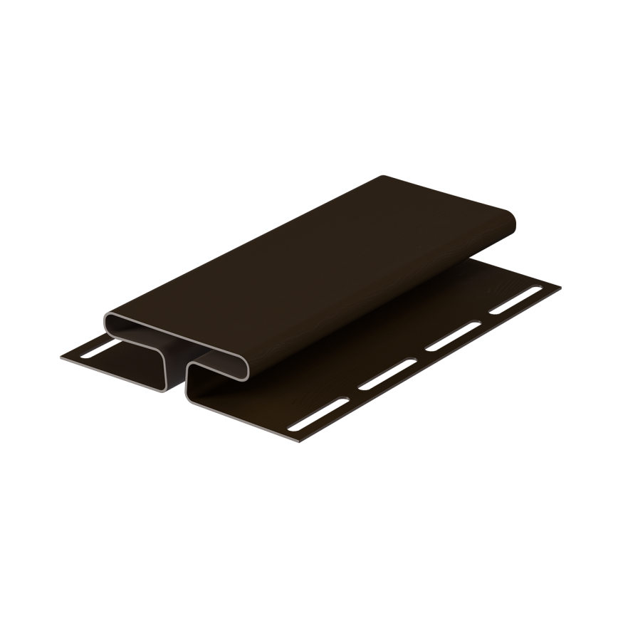 H-профиль Элит для сайдинга коричневый купить в Владивостоке