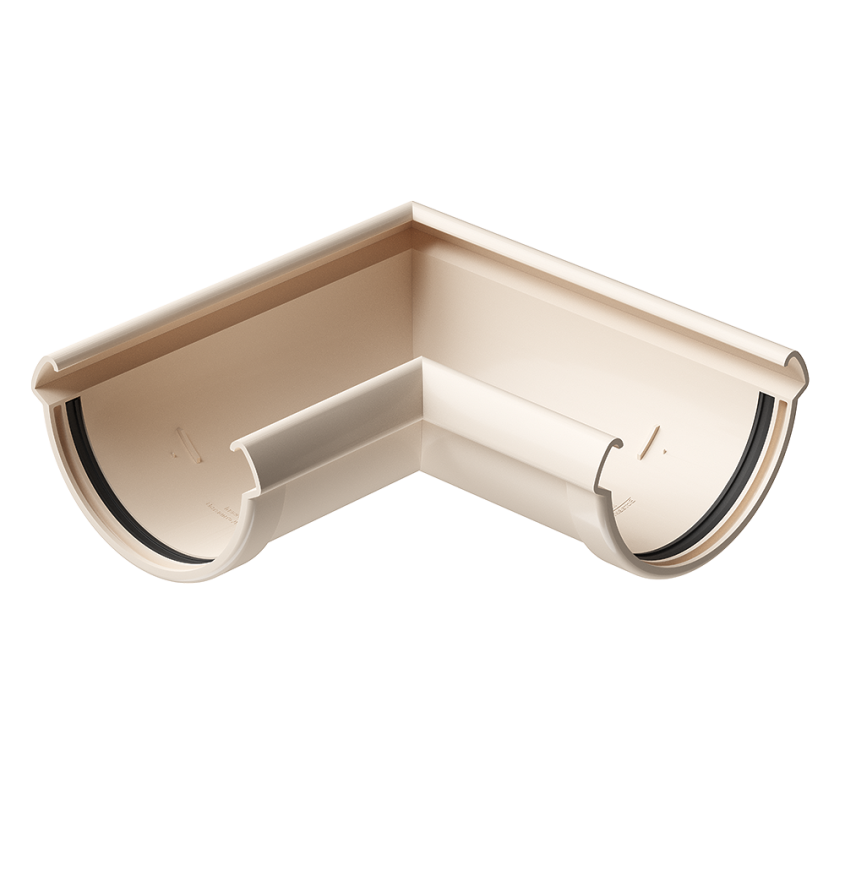 Угол желоба 90˚ Docke Lux, Латте купить в Владивостоке