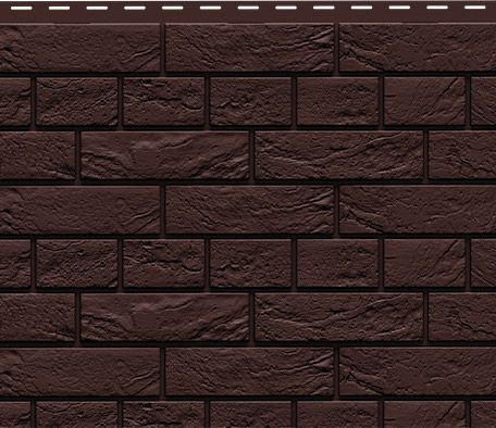 Фасадная панель Доломит, Кирпич Славянка, Цвет Корица купить в Владивостоке