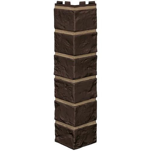 Угол наружный ТЕХНОНИКОЛЬ Оптима Кирпич, Тёмно-коричневый купить в Владивостоке