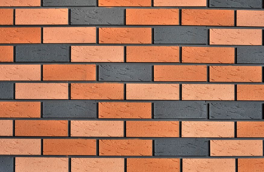 Фасадная плитка Кирисс Фасад, Двухцветный клинкерный кирпич №37 купить в Владивостоке