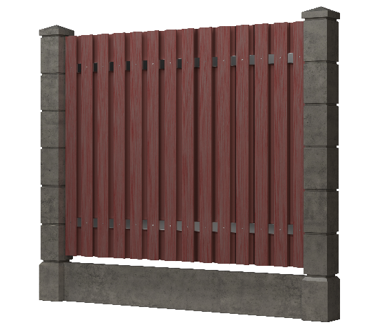 Заборная доска GRINDERDECO, ДПК, текстура &amp;quot;дуб&amp;quot; Мербау. купить в Владивостоке