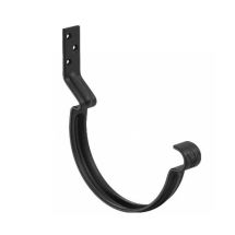 Короткий крюк для крепления желоба Aquasystem, RAL 9005 Черный 125/90