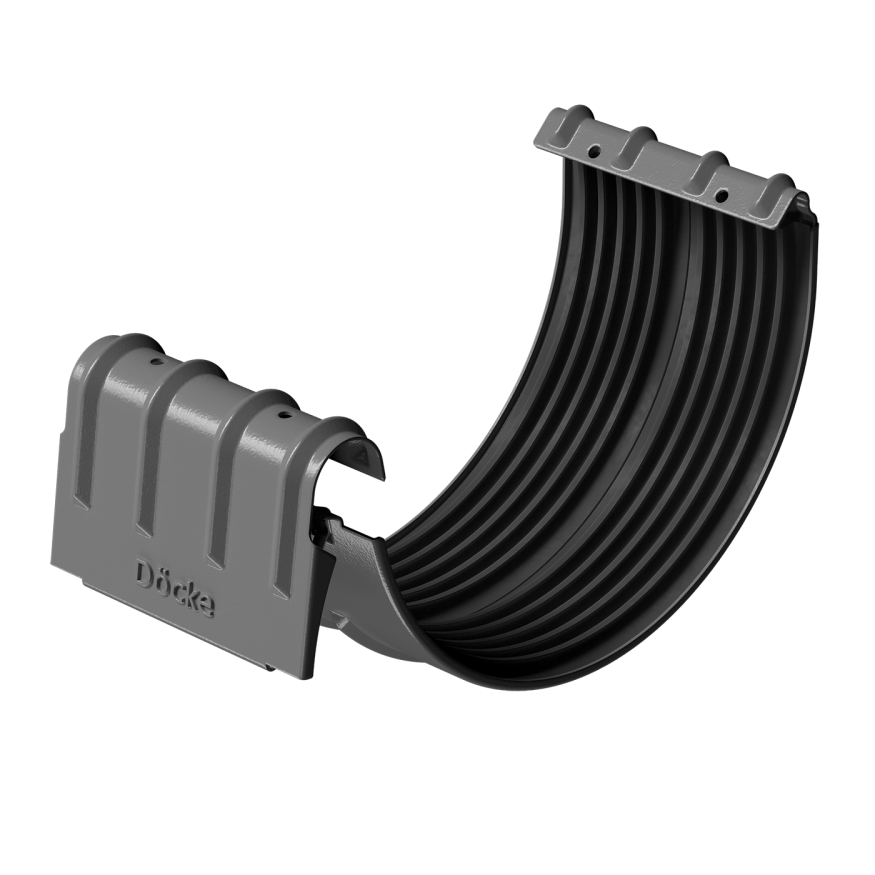 Соединитель желобов Docke Stal Premium, Цвет графит купить в Владивостоке