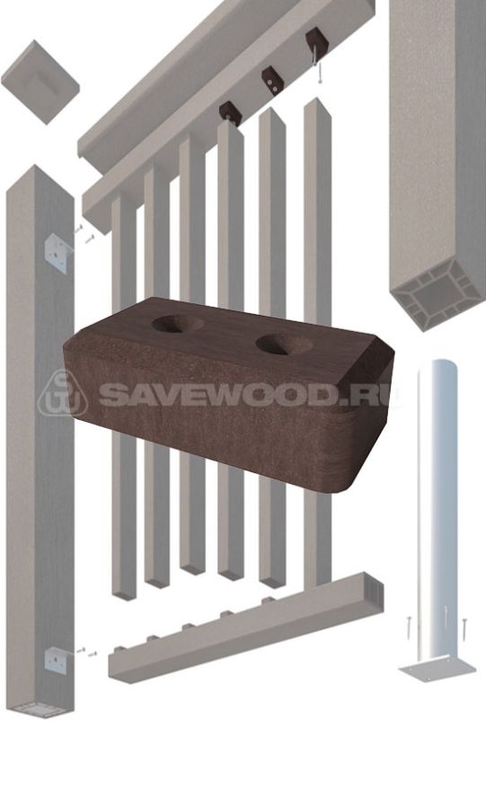 Крепление балясины Savewood купить в Владивостоке