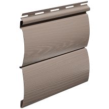 Виниловый сайдинг Fineber, BLOCKHOUSE, Цвет Сандал.