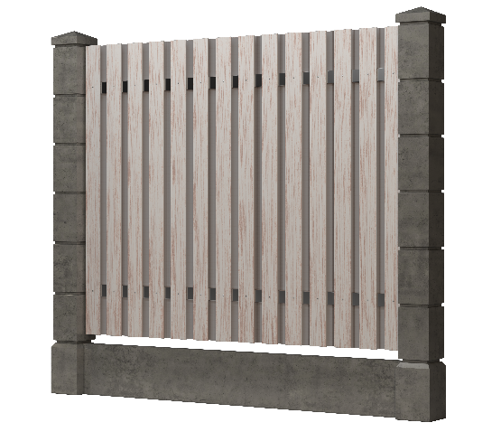 Заборная доска GRINDERDECO, ДПК, текстура &amp;quot;дуб&amp;quot; в выбеленном оттенке. купить в Владивостоке