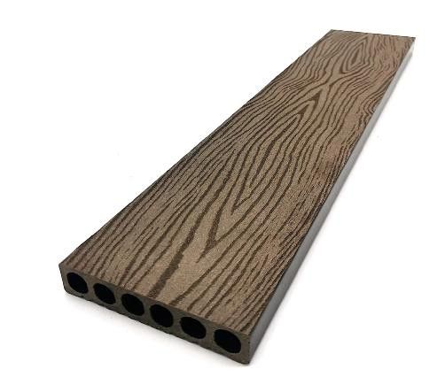 Заборный профиль NanoWood Темный орех купить в Владивостоке