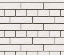Фасадная панель Доломит, Кирпич Славянка, Белый цвет, прокрашенный.