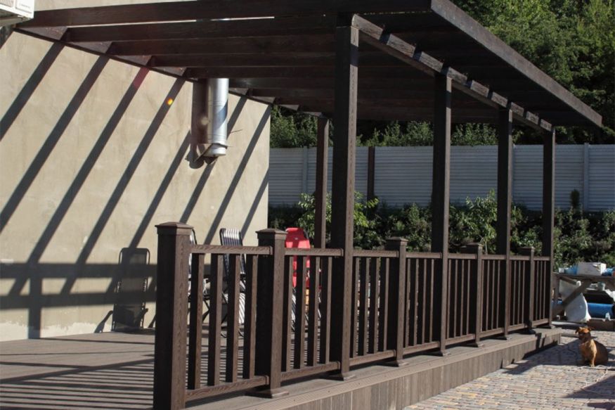 Комплект ограждения Holzhof Венге купить в Владивостоке