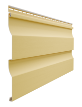 Виниловый сайдинг Docke, Корабельный брус D4.5D, Лимон